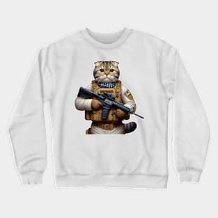 Tactical Cat Crewneck Sweatshirt